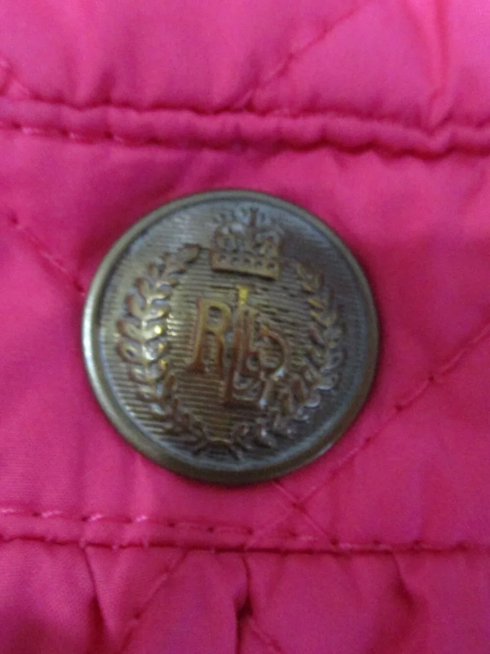 Ralph Lauren Quilted Peplum Girl's Pink Coat Size 6